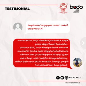 BEDO X BISA – Be-do